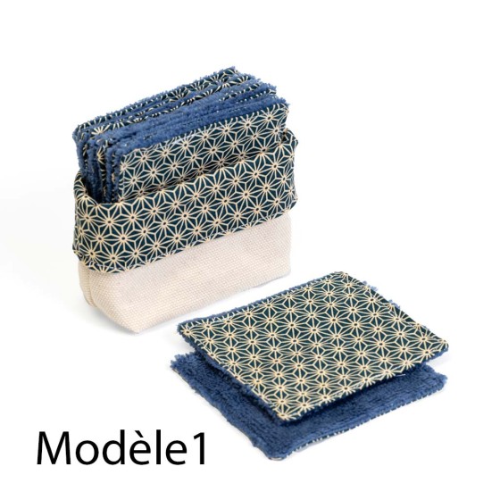 lingettes démaquillantes réutilisables, lingettes lavables, zéro déchet