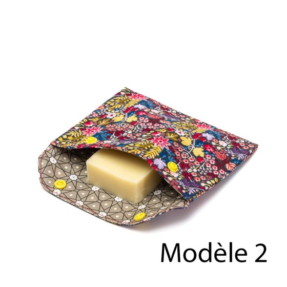 pochette savon, zéro déchet, fabrication artisanale locale écoresponsable