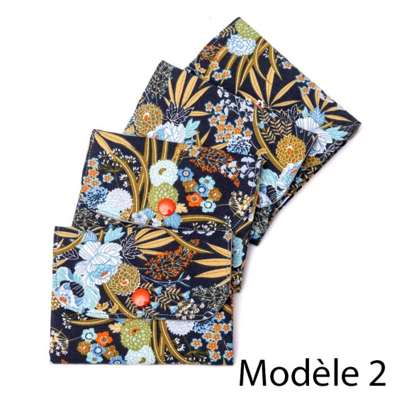 porte cartes  tissu, artisanat local écoresponsable