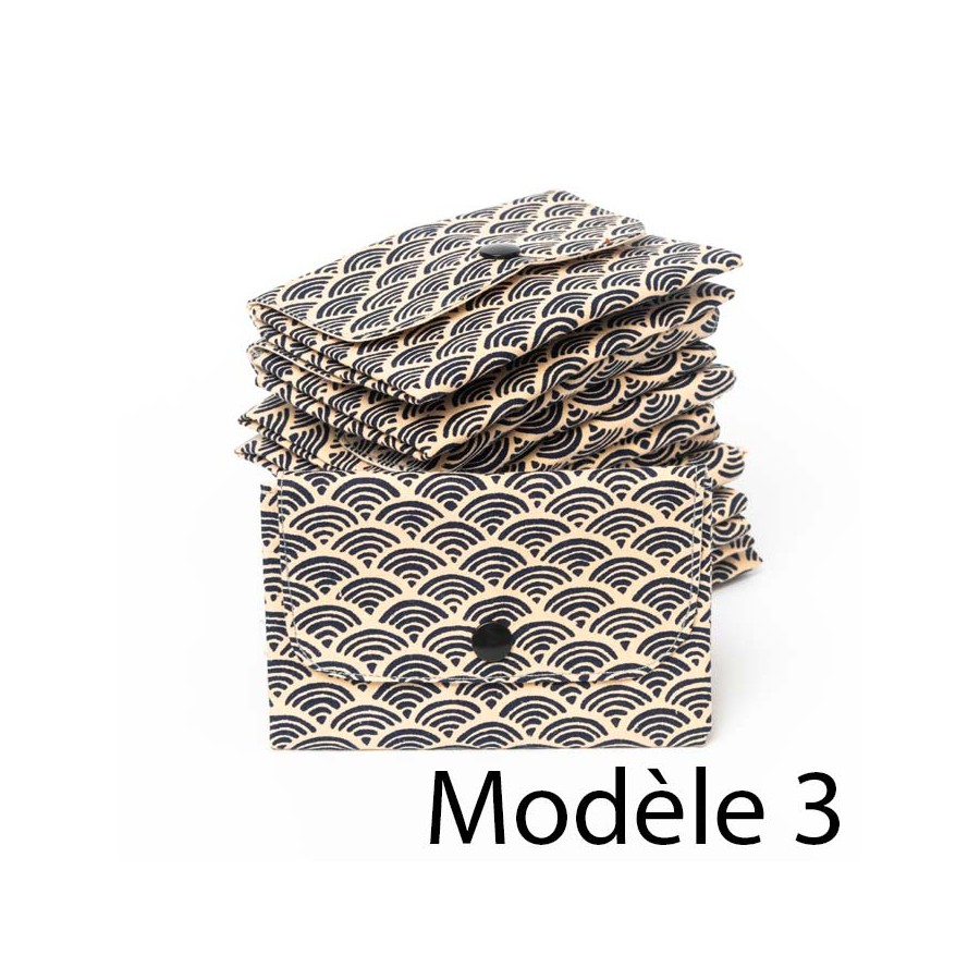 porte cartes  tissu, artisanat local écoresponsable