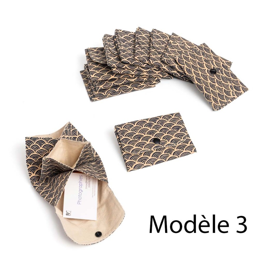 porte cartes  tissu, artisanat local écoresponsable