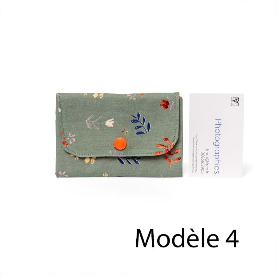 porte cartes  tissu, artisanat local écoresponsable