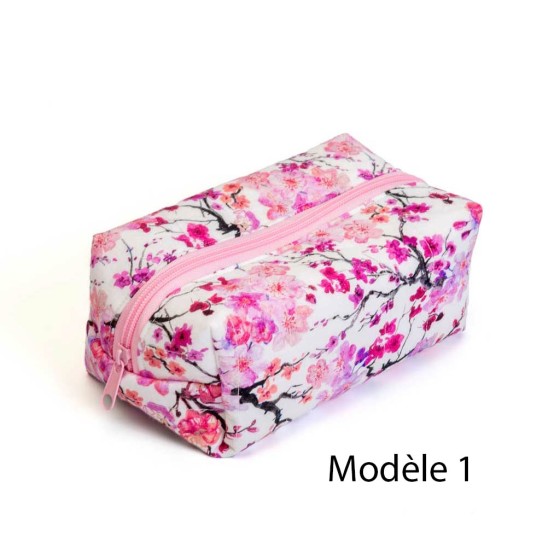 trousse cube, trousse de toilette, artisanat local écoresponsable