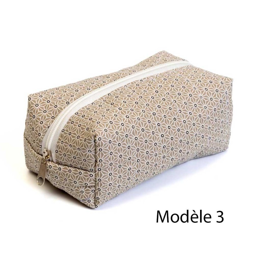 trousse cube, trousse de toilette, artisanat local écoresponsable