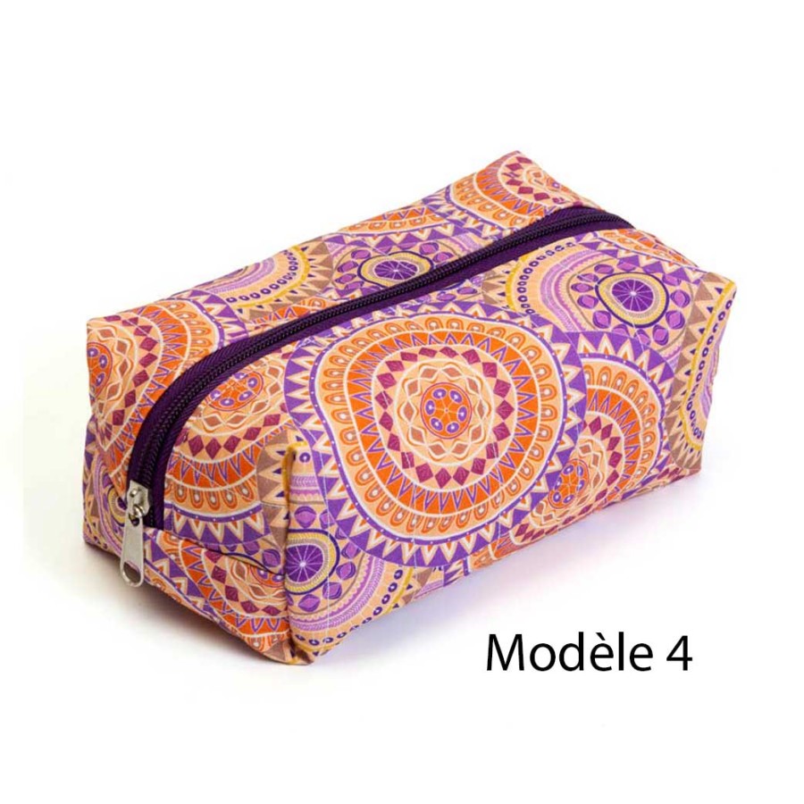 trousse cube, trousse de toilette, artisanat local écoresponsable
