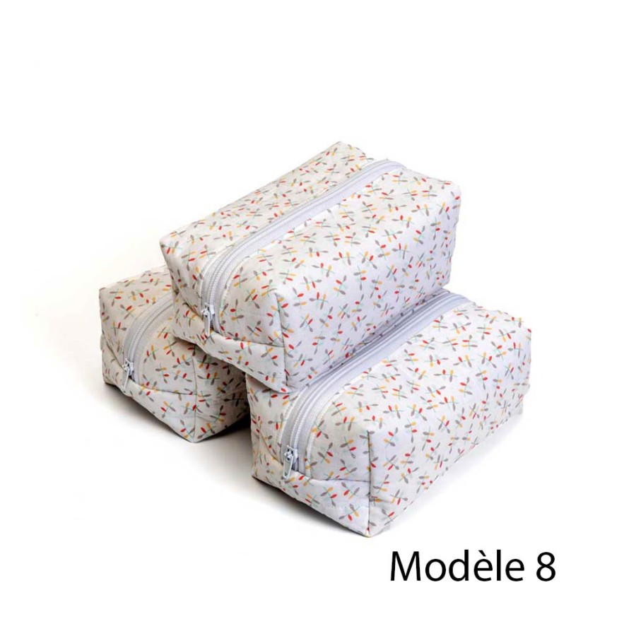 trousse cube, trousse de toilette, artisanat local écoresponsable