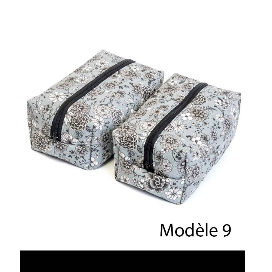 trousse cube, trousse de toilette, artisanat local écoresponsable