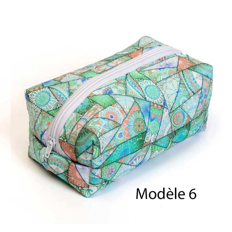 trousse cube, trousse de toilette, artisanat local écoresponsable