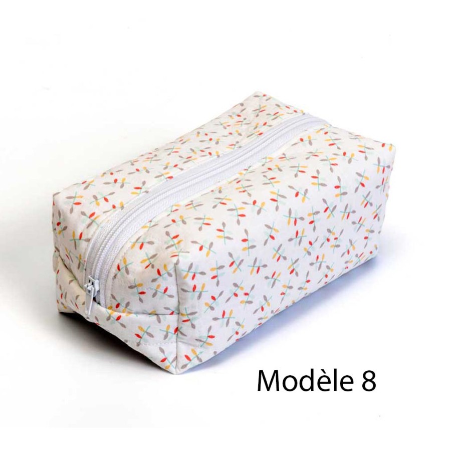 trousse cube, trousse de toilette, artisanat local écoresponsable
