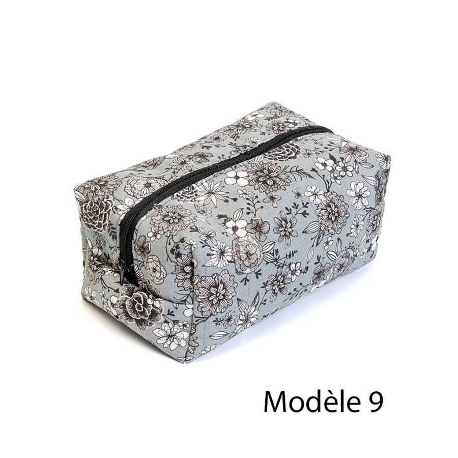 trousse cube, trousse de toilette, artisanat local écoresponsable