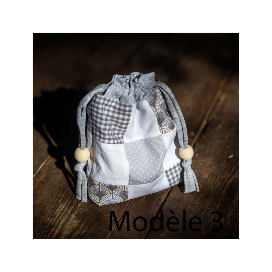 pochon, scraping, patchwork, artisanat local écoresponsable