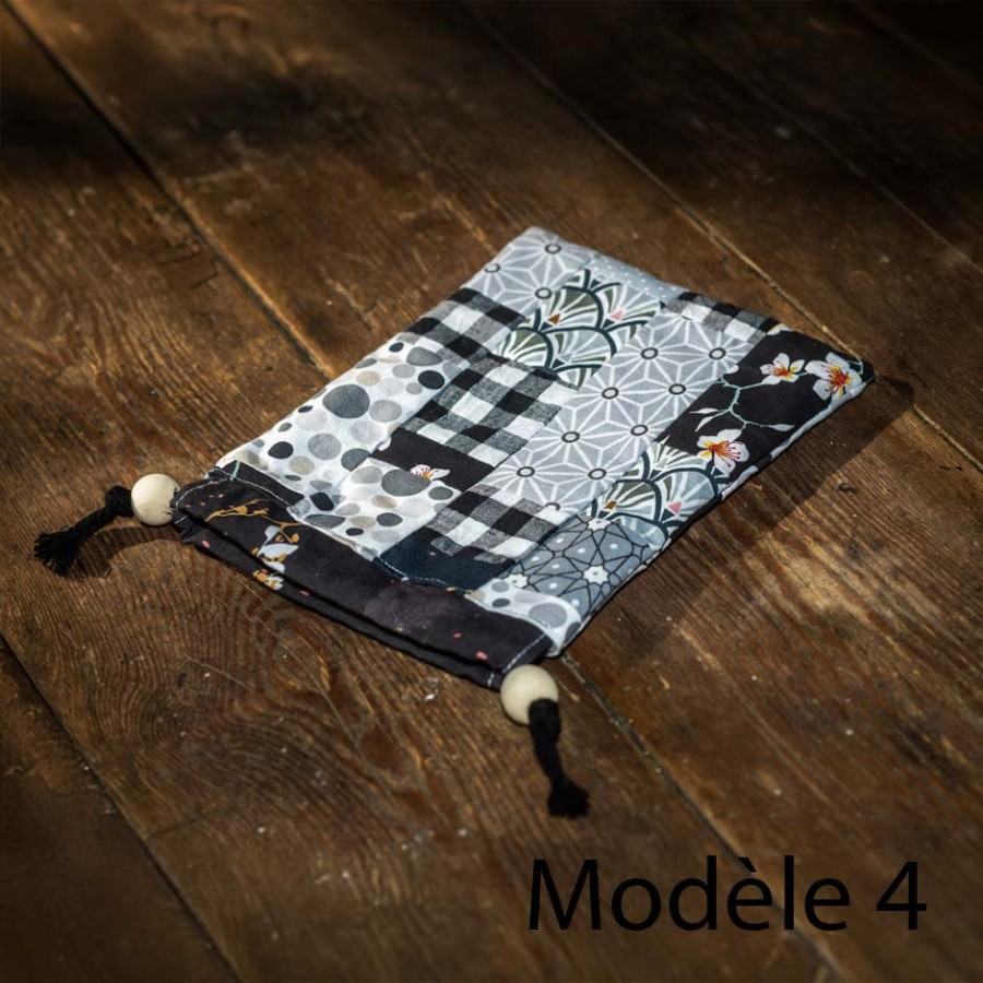pochon, scraping, patchwork, artisanat local écoresponsable