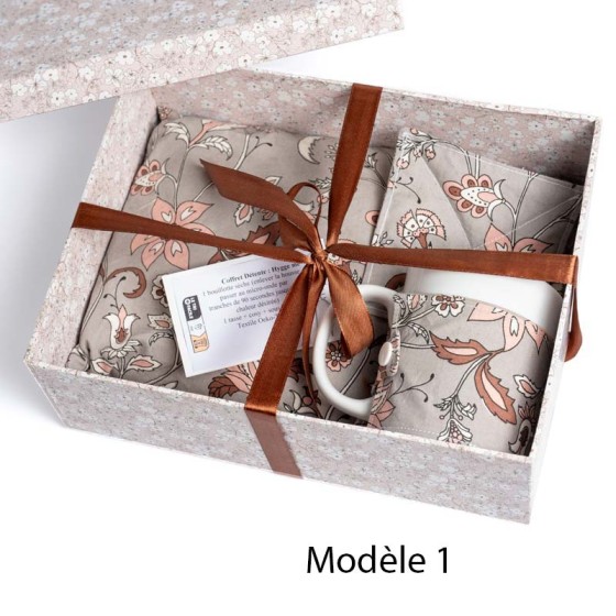 coffret bien-être, bouillotte sèche, artisanat local, idée cadeau