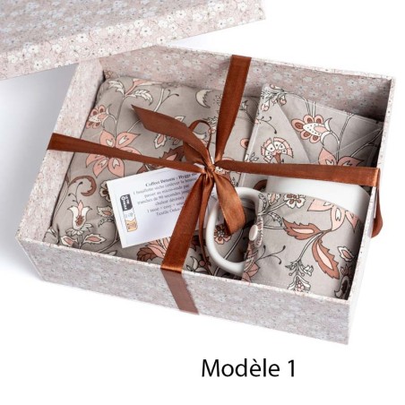 Box Bien-Être Cocooning "hygge me" – Bouillotte Sèche & Mug avec cosy
