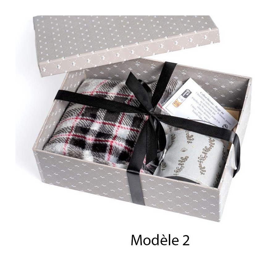 coffret bien-être, bouillotte sèche, artisanat local, idée cadeau