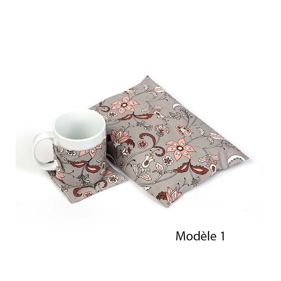 coffret bien-être, bouillotte sèche, artisanat local, idée cadeau