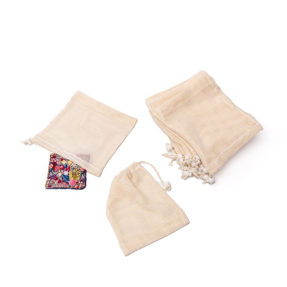 filet de lavage pour lingettes démaquillantes, zéro déchet