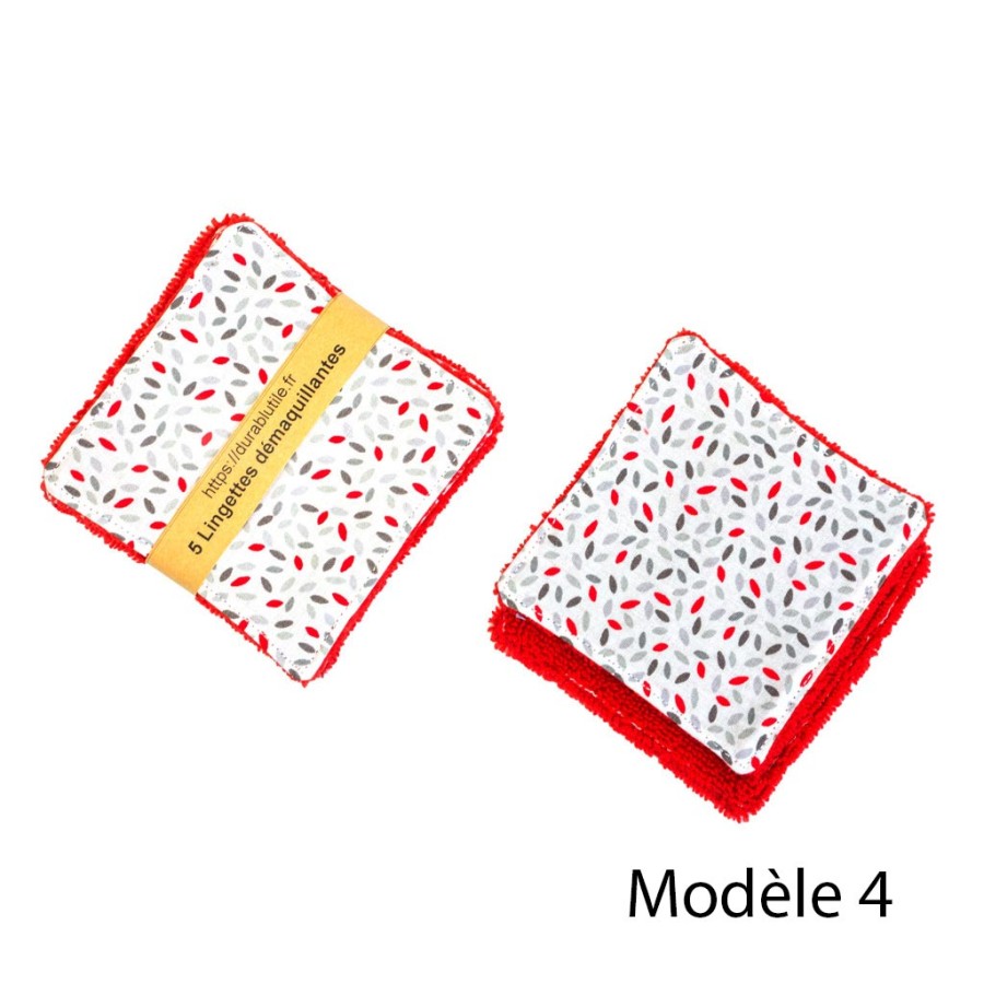 lingettes démaquillantes lavables réutilisables par 5