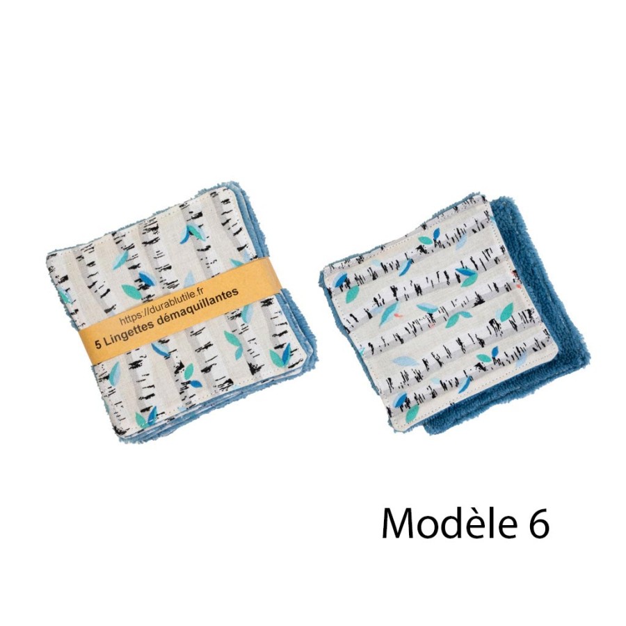 lingettes démaquillantes lavables réutilisables par 5