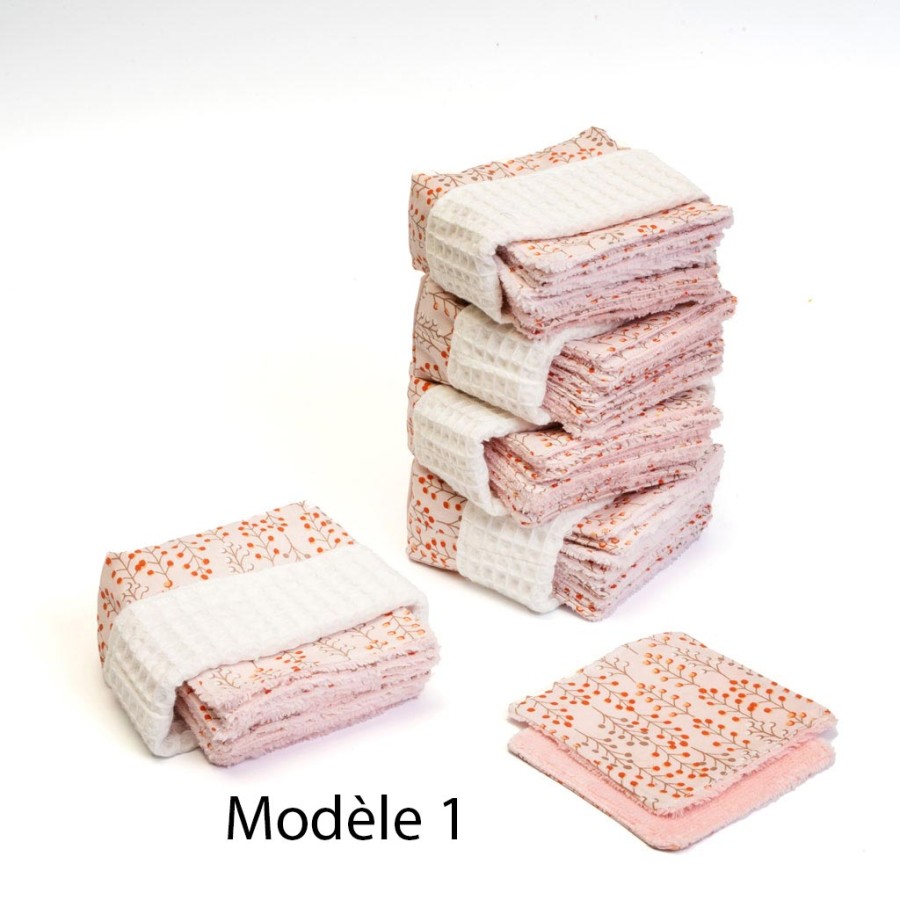 lingettes démaquillantes lavables réutilisables par 10