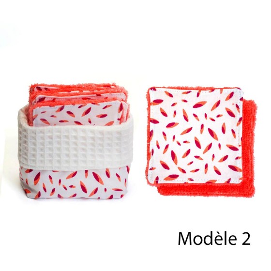 lingettes démaquillantes, lingettes réutilisables, lingettes lavables, zéro déchet
