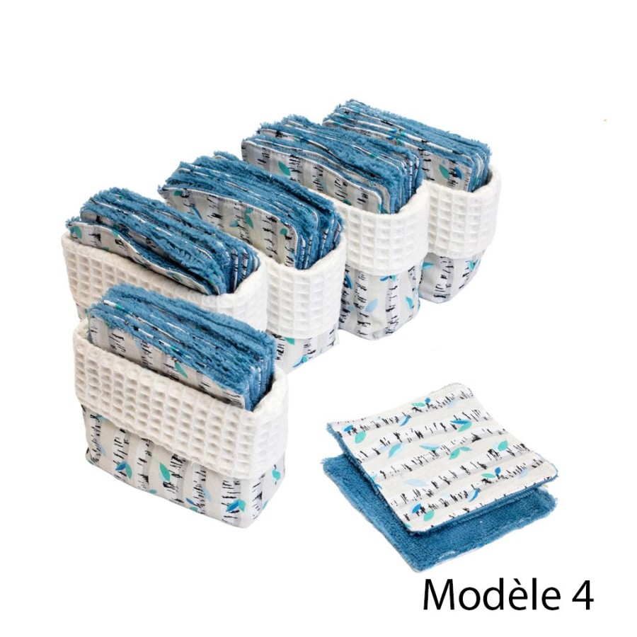 lingettes démaquillantes lavables réutilisables par 10