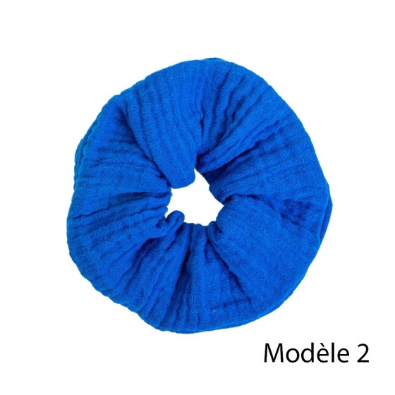 chouchou pour cheveux en gaze de coton, scrunchies